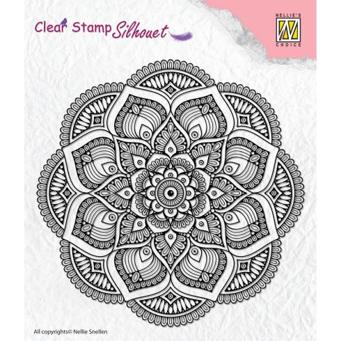 Nellie Snellen - Stempel "Mandala" Clear Stamps Silhouet