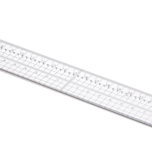 Nellie Snellen - Schneidelineal 30cm "Cutting Ruler with Metal Strip" 