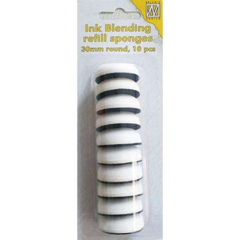 Nellie Snellen "Ink Blending Refill Sponges Round" 