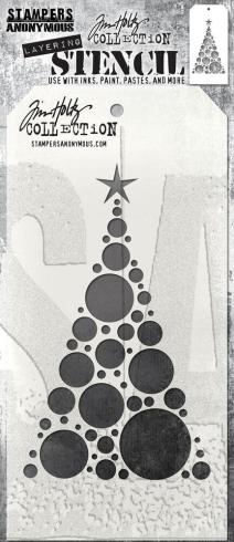 Stampers Anonymous - Schablone "Modern Tree" Layering Stencil Design by Tim Holtz