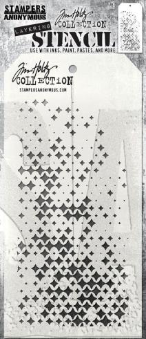 Stampers Anonymous - Schablone "Sparkle Fade" Layering Stencil Design by Tim Holtz