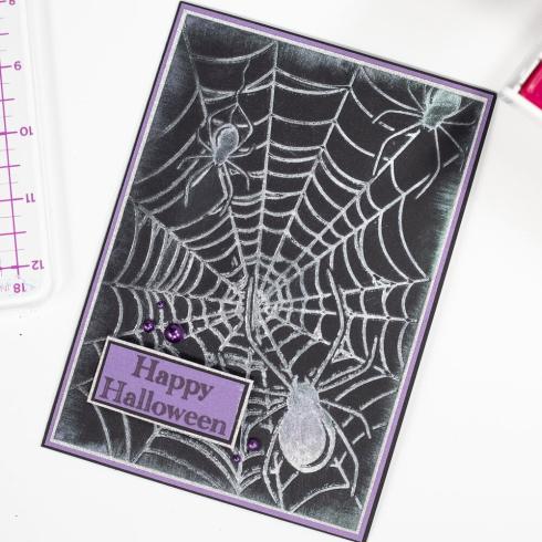 Crafters Companion - Prägefolder "Spiders Web" 3D Embossingfolder