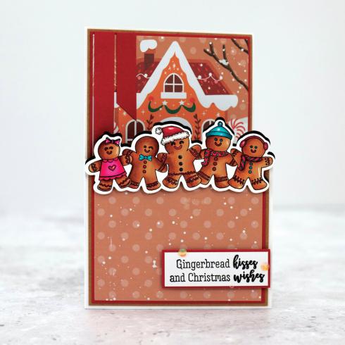 Crafters Companion - Stempelset & Stanzschablone "Gingerbread" Stamp & Dies