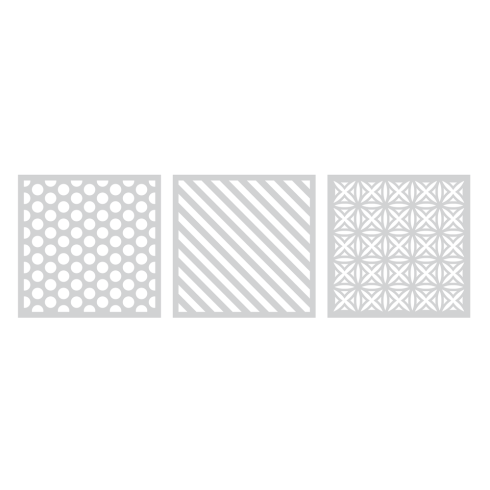 Crafters Companion - Schablone 5x5 Inch "Bold Patterns" Stencil