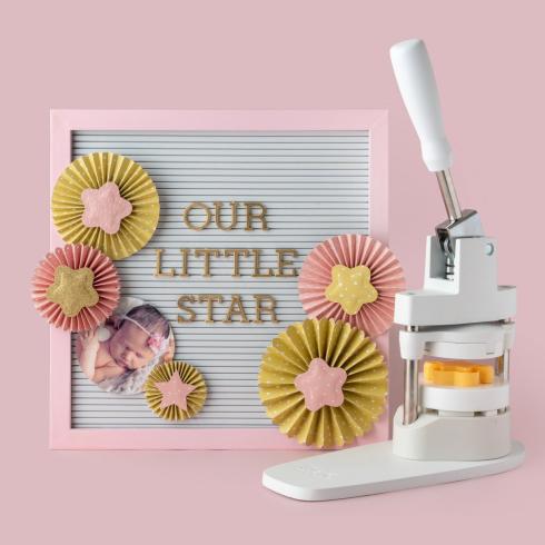 We R Makers - Buttenrohlinge - Button Press Puffy Shaker Insert Star