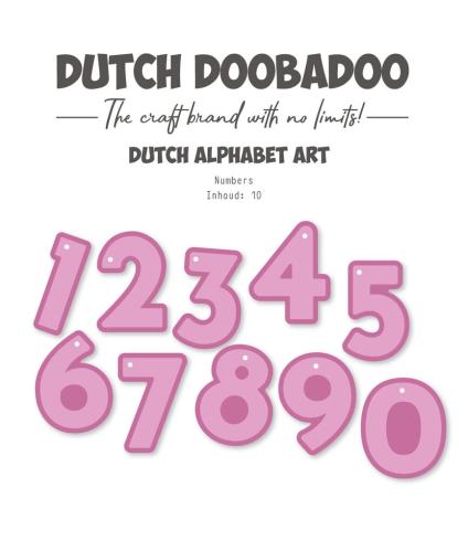 Dutch Doobadoo - Stanzteile "Numbers" Die Cuts