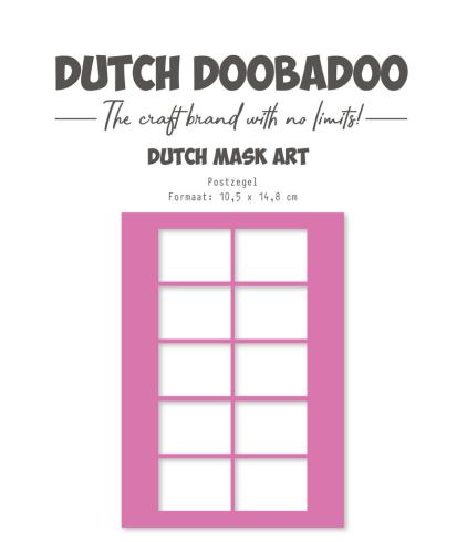 Dutch Doobadoo - Schablone A6 "Postzegel " Stencil - Dutch Mask Art