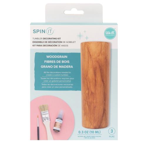 We R Makers - Spin It Decorating Kit Woodgrain