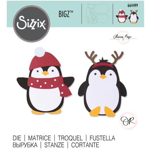 Sizzix - Stanzschablone "Pinguin Freunde" Bigz Craft Dies Design by Olivia Rose