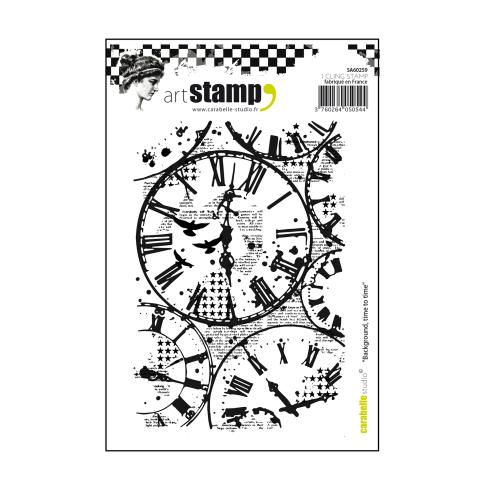 Carabelle Studio - Gummistempel "Time To Time" Cling Stamp Art