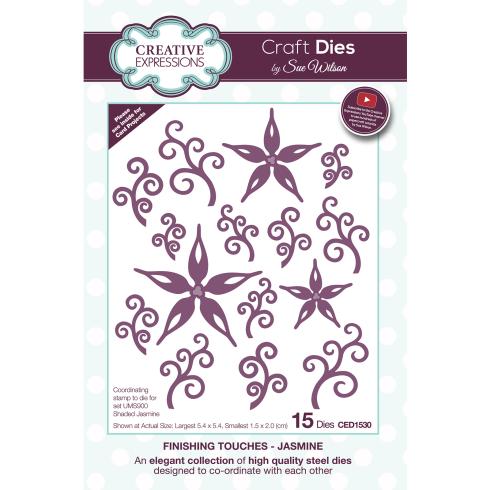 Creative Expressions - Stanzschablone "finishing touches jasmine" Craft Dies Design by Sue Wilson