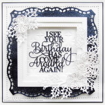 Creative Expressions - Stanzschablone "Your birthday again" Craft Dies Design by Sue Wilson