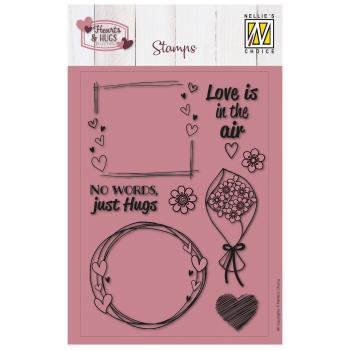 Nellie Snellen - Stempelset "No Words, Just Hugs" Clear Stamps 