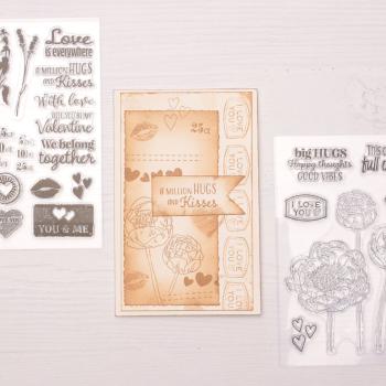 Nellie Snellen - Stempelset "Love Is Everywhere" Clear Stamps 