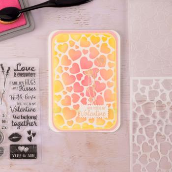 Nellie Snellen - Prägefolder "Pop Up Hearts" 3D Embossing Folder 