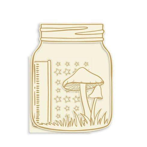 Piatek P13 - Stanzteile "Shaker base Jar" Chipboard Embellishments 