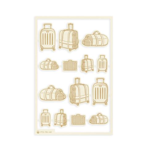 Piatek P13 - Stanzteile "Travel Journal" Chipboard Embellishments 03