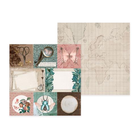 Piatek P13 - Designpapier "Naturalist" Paper Pack 6x6 Inch - 24 Bogen