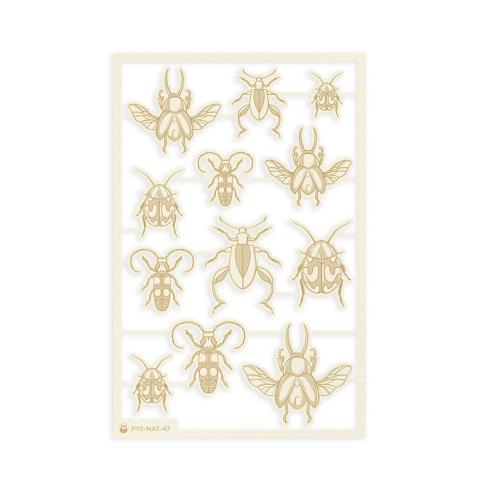 Piatek P13 - Stanzteile "Naturalist" Chipboard Embellishments 04