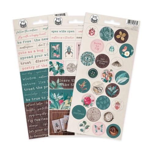 Piatek P13 - Aufkleber "Naturalist" Chipboard Sticker 02