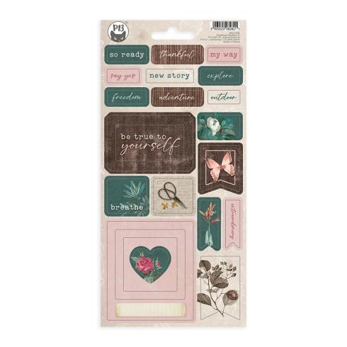 Piatek P13 - Aufkleber "Naturalist" Chipboard Sticker 01