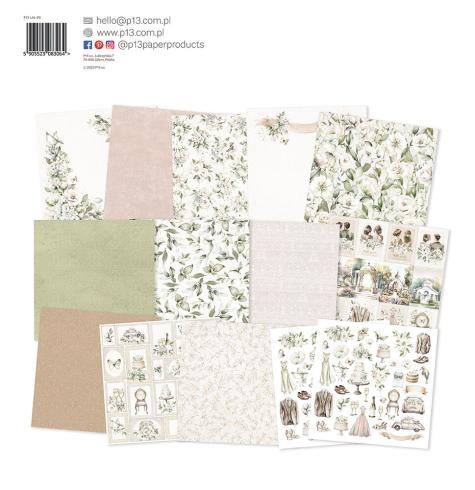 Piatek P13 - Designpapier "Love and Lace" Paper Pack 12x12 Inch - 12 Bogen