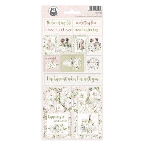 Piatek P13 - Aufkleber "Love and Lace" Chipboard Sticker 02