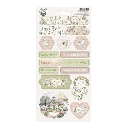 Piatek P13 - Aufkleber "Love and Lace" Chipboard Sticker 03