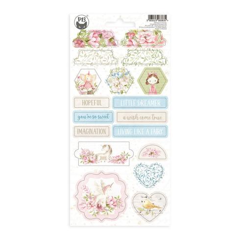 Piatek P13 - Aufkleber "Believe in Fairies" Chipboard Sticker 03