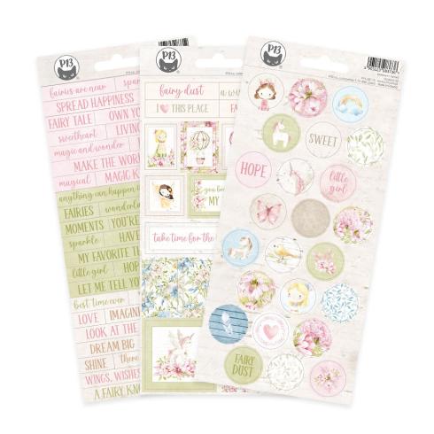 Piatek P13 - Aufkleber "Believe in Fairies" Chipboard Sticker 01