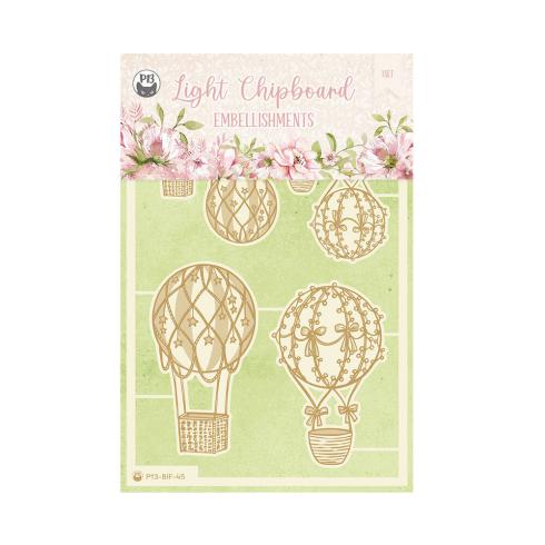 Piatek P13 - Stanzteile "Believe in Fairies" Chipboard Embellishments 02