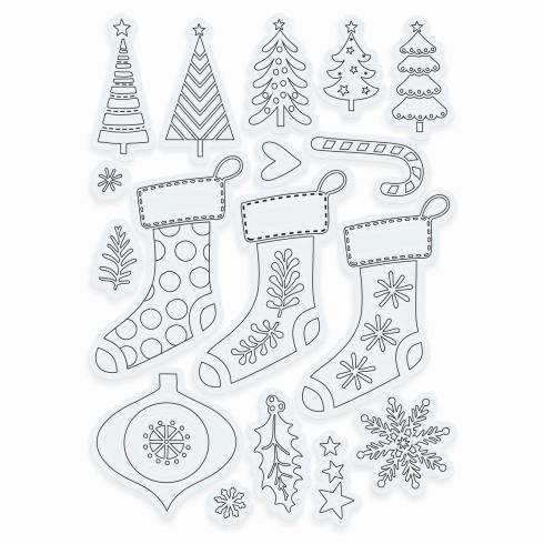 Tonic Studios - Stempelset "Stockings" Clear Stamps