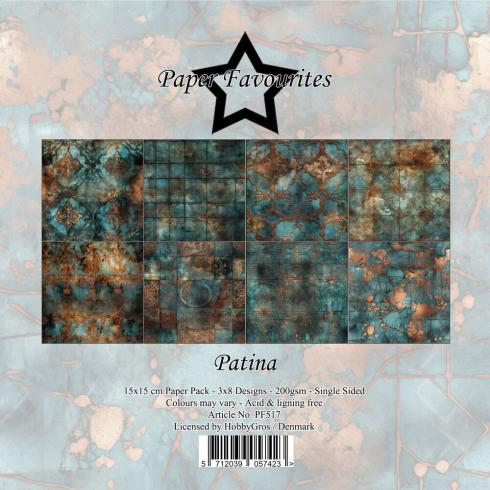 Paper Favourites - Designpapier "Patina" Paper Pack 6x6 Inch - 24 Bogen