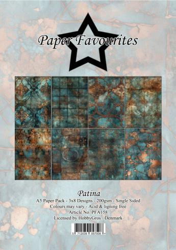 Paper Favourites - Designpapier "Patina" Paper Pack A5 - 24 Bogen