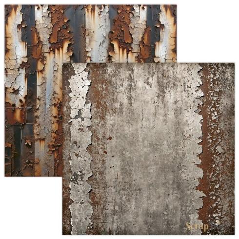 ScrapBoys - Designpapier "Rusty Pack" Paper Pack 12x12 Inch - 12 Bogen