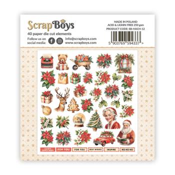 ScrapBoys - Stanzteile "Happy Christmas" Die Cuts