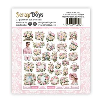 ScrapBoys - Stanzteile "Sweet Peonies" Die Cuts