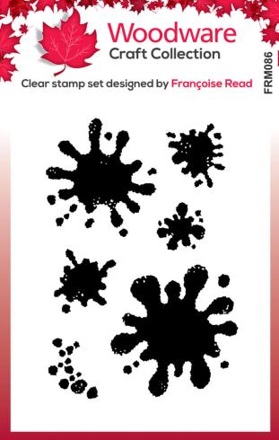 Woodware - Stempelset "Paint Blots" Clear Stamps Design by Francoise Read