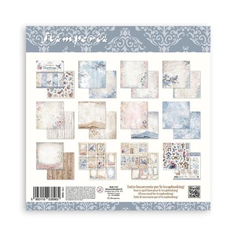 Stamperia - Designpapier "Create Happiness Dewdrops" Paper Pack 12x12 Inch - 10 Bogen