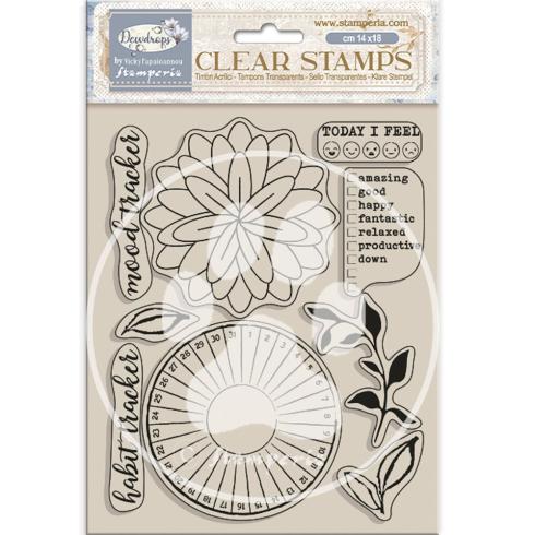 Stamperia - Stempelset "Habit Tracker" Clear Stamps