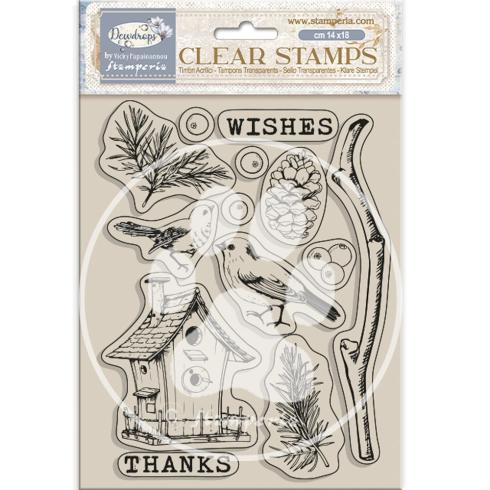 Stamperia - Stempelset "Nest Bird" Clear Stamps