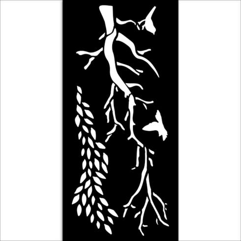 Stamperia - Schablone 12x25cm "Branches" Stencil