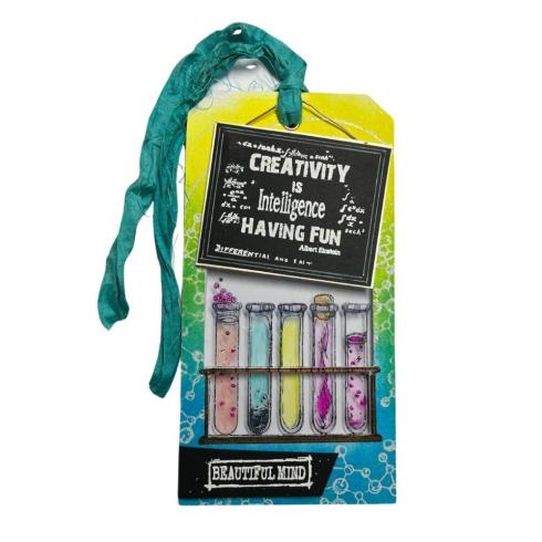 IndigoBlu - Gummistempel Set "Chemistry Lab" A5 Rubber Stamp