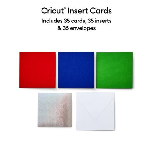 Cricut - Insert Cards "Rainbow" 35 Karten & Umschläge