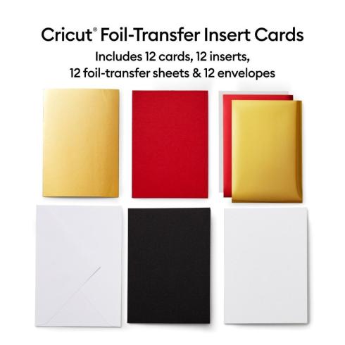 Cricut - Foil Transfer Insert Cards "Royal Flush" 12 Karten & Umschläge