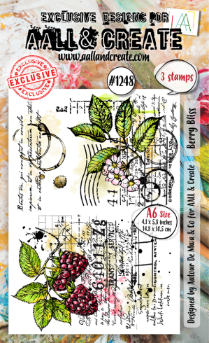 AALL and Create - Stempelset A6 "Berry Bliss" Clear Stamps