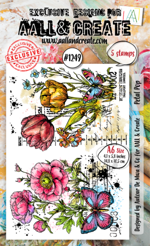 AALL and Create - Stempelset A6 "Petal Pop" Clear Stamps