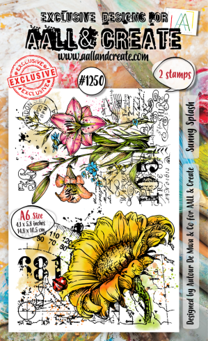 AALL and Create - Stempelset A6 "Sunny Splash" Clear Stamps