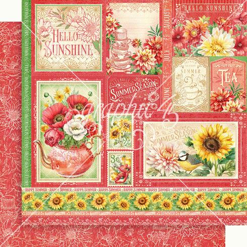 Graphic 45 - Designpapier "Season to Celebrate" Collection Pack 8x8 Inch - 16 Bogen