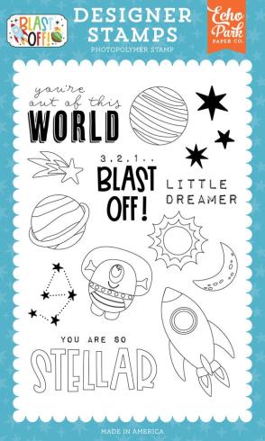 Echo Park - Stempelset "Out Of This World" Clear Stamps